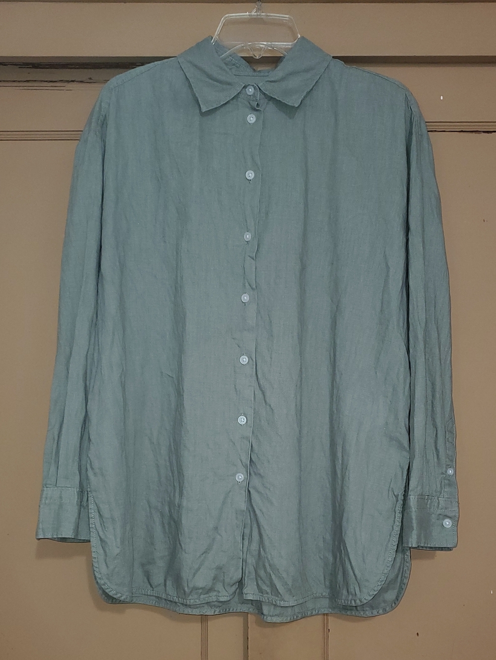 Everlane Sage Green Button-Up Shirt